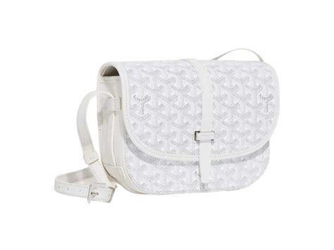 goyard camera bag white|Goyard belvedere pm price.